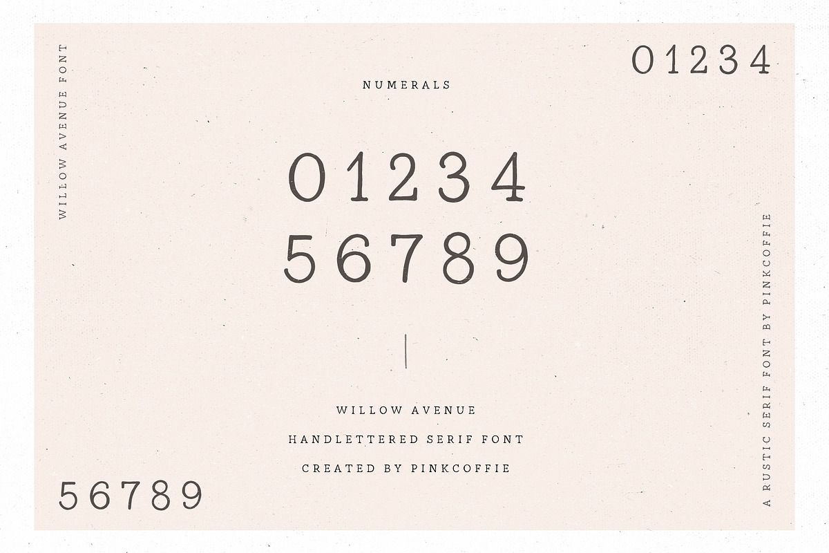 Willow Avenue | Hand lettered Serif, a Serif Font by Pink Coffie (Photo 9 of 11)