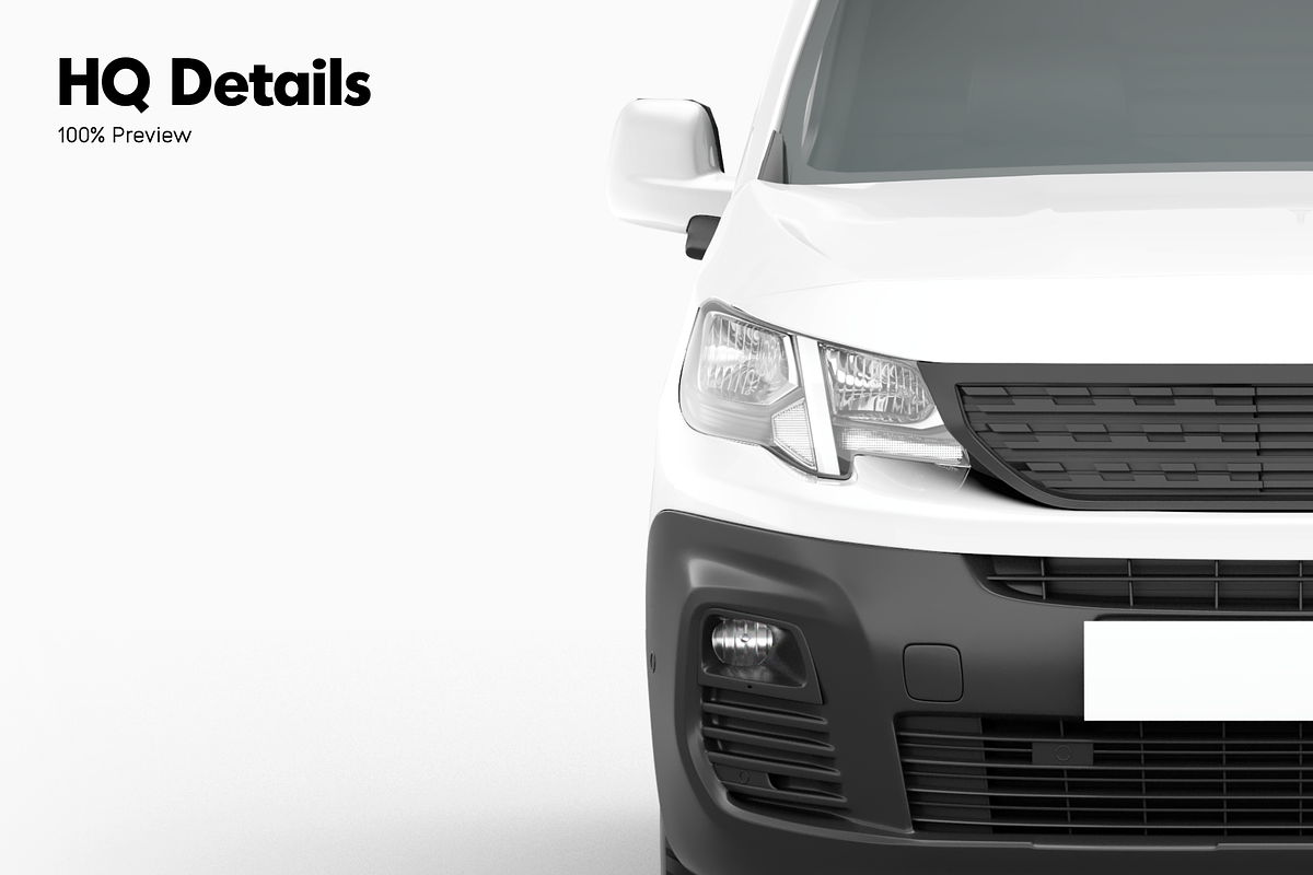 Delivery Car Mockup 5, an Advertising Mockup by Mockupix (Photo 2 of 12)