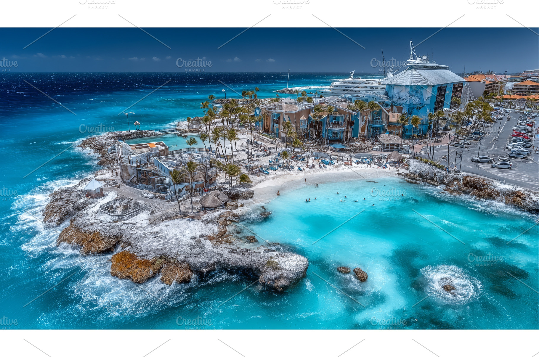 The Caribbean paradise of Baby Beach, a Nature Photo by ZinetroN