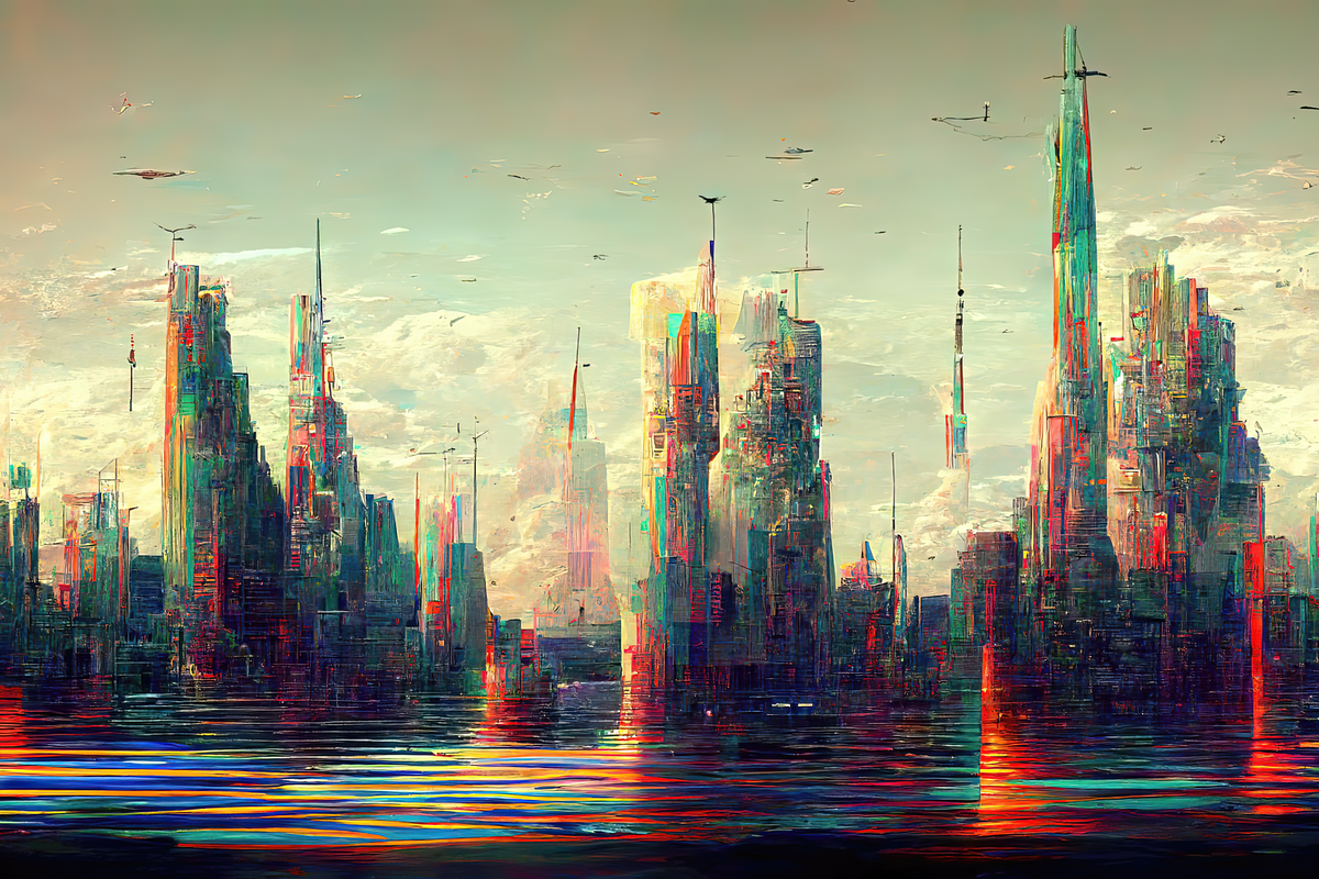 Glitch City Landscapes, an Illustration by OneOrEight (Photo 11 of 20)