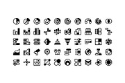 50 Infographic Elements, an Outline Icon by Side Project (Thumbnail 3 of 8)