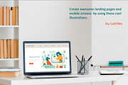 Online education - illustrations, an Education Illustration by LaVika (Thumbnail 10 of 11)