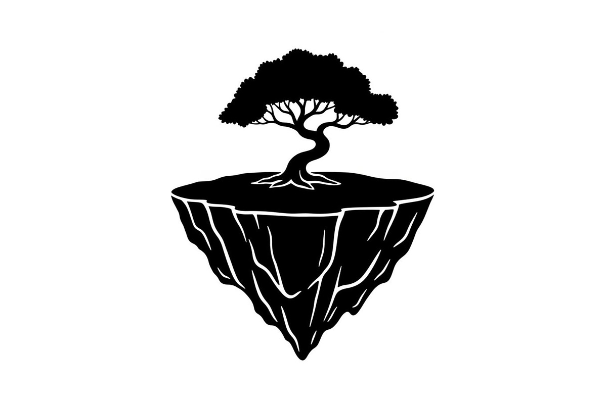 50 Floating Island Bonsai Vector Bun, an Illustration by Designs_River (Photo 39 of 51)