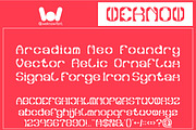 Synthetic Flora font, a Font by weknow (Thumbnail 3 of 8)
