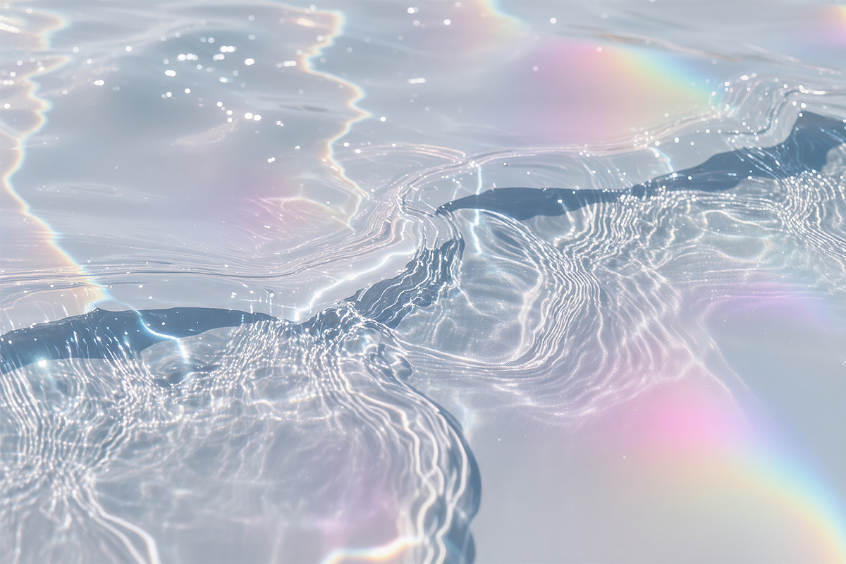 Holographic Liquid Water Backgrounds, a Decorative Illustration by StockVerse Creative (Photo 2 of 4)