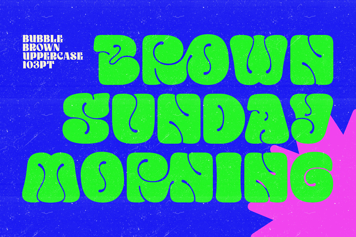 Bubble Brown Typeface, a Symbol Font by alit design (Photo 7 of 23)