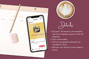 60 Instagram Post & Stories - CANVA, a Social Media Template by Tegefeldt Design (Thumbnail 6 of 8)