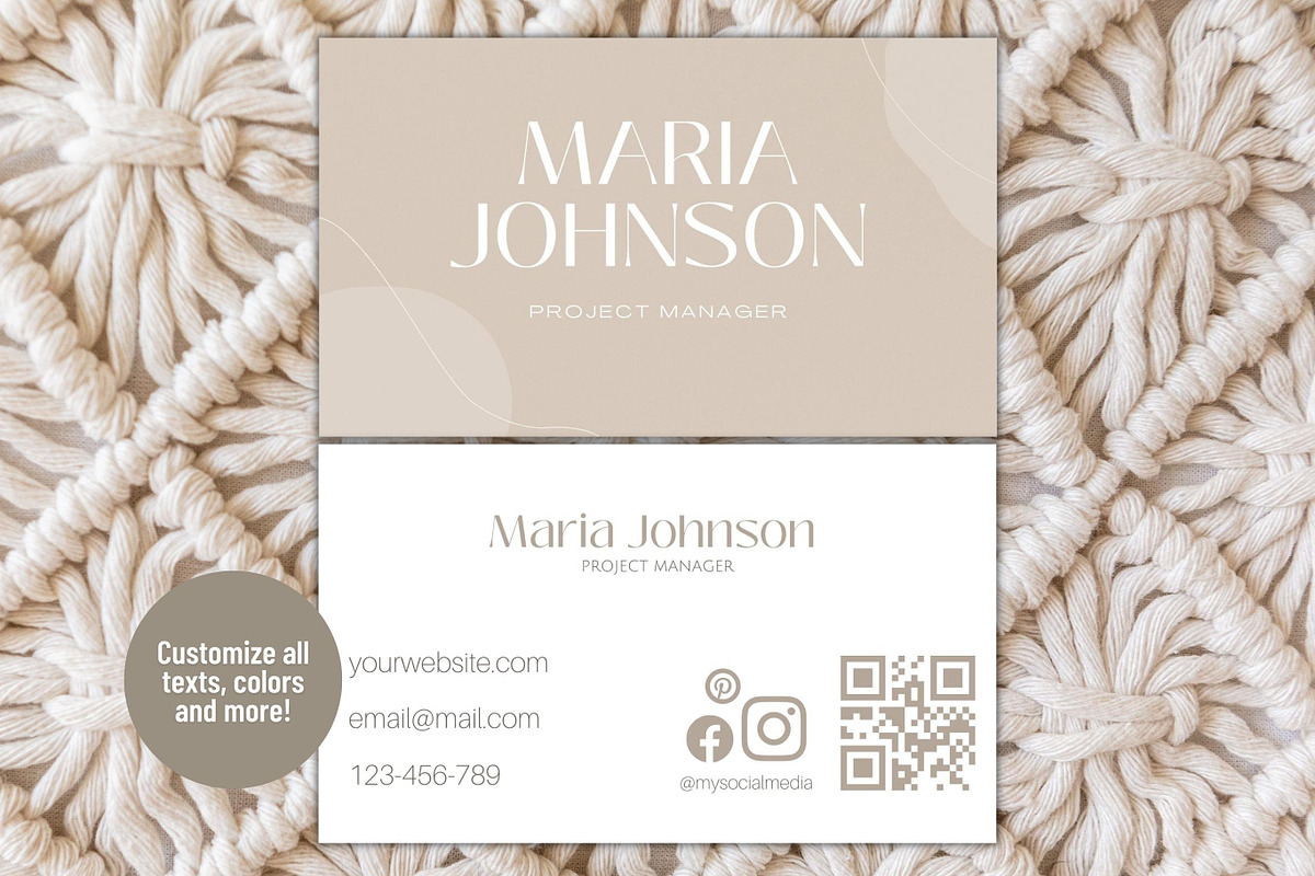 Minimal Business Card Template, a Business Card Template by idArt (Photo 4 of 5)
