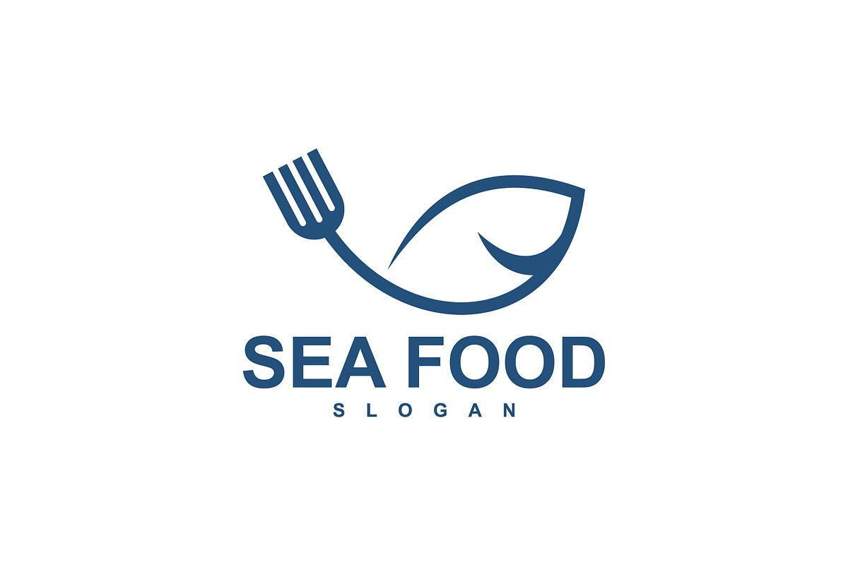 Seafood logo template, a Branding & Logo Template by Andre