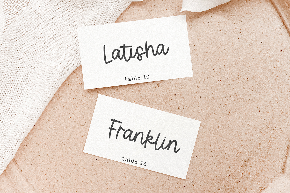 Koralie | Modern Script Font, a Script Font by KA Designs (Photo 4 of 9)