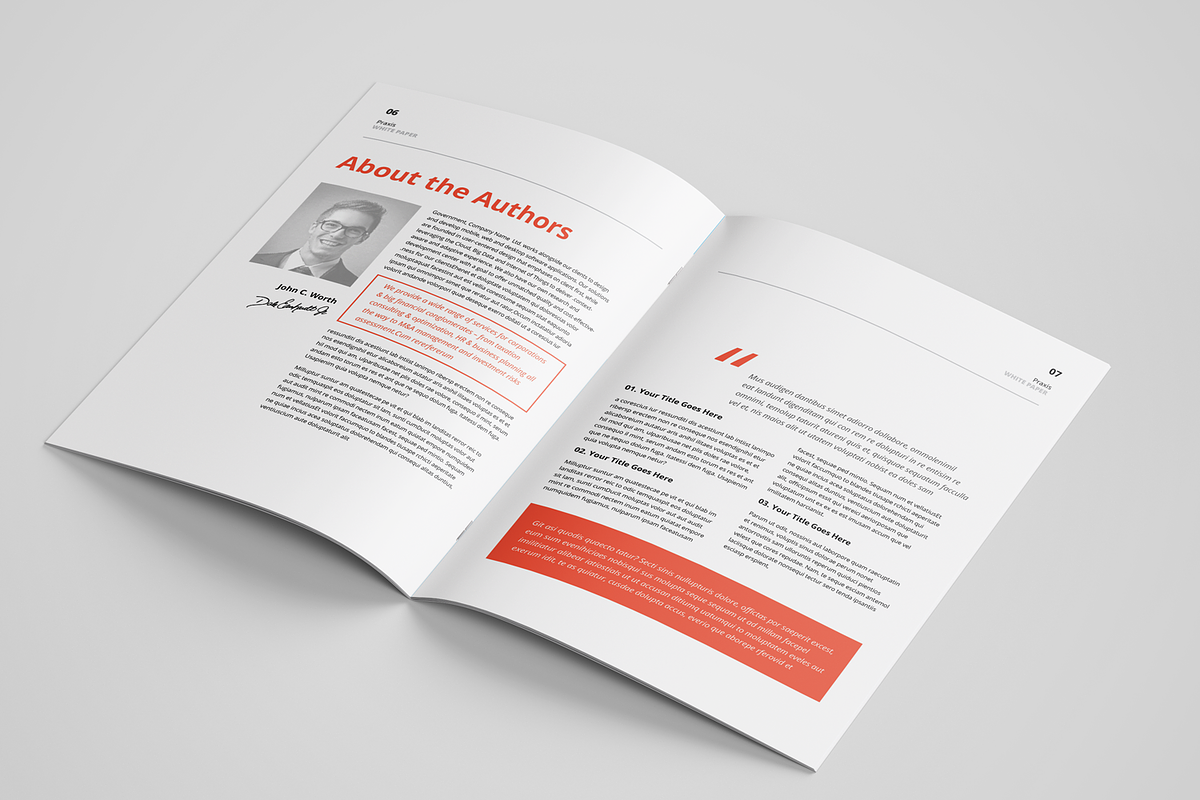 White Paper Template, a Brochure Template by azadcsstune (Photo 3 of 13)
