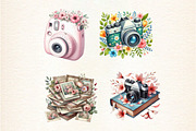 Spring Photography Clipart, a Seasonal Illustration by DreamArtGraphic (Thumbnail 4 of 8)