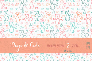 Dogs and Cats Pattern