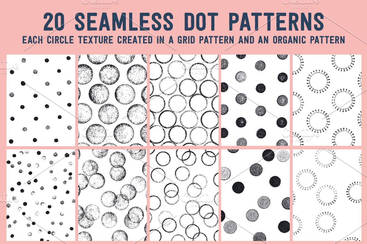 Stamped Dots, a Pattern Graphic by Rebecca Prinn Designs (Photo 3 of 5)
