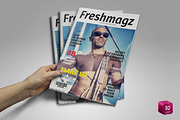 Freshmagz Magazine Template, a Magazine Template by DesignCorner (Thumbnail 1 of 4)