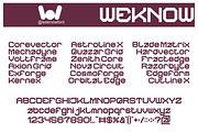 The Machine Font, a Sans Serif Font by weknow (Thumbnail 5 of 8)