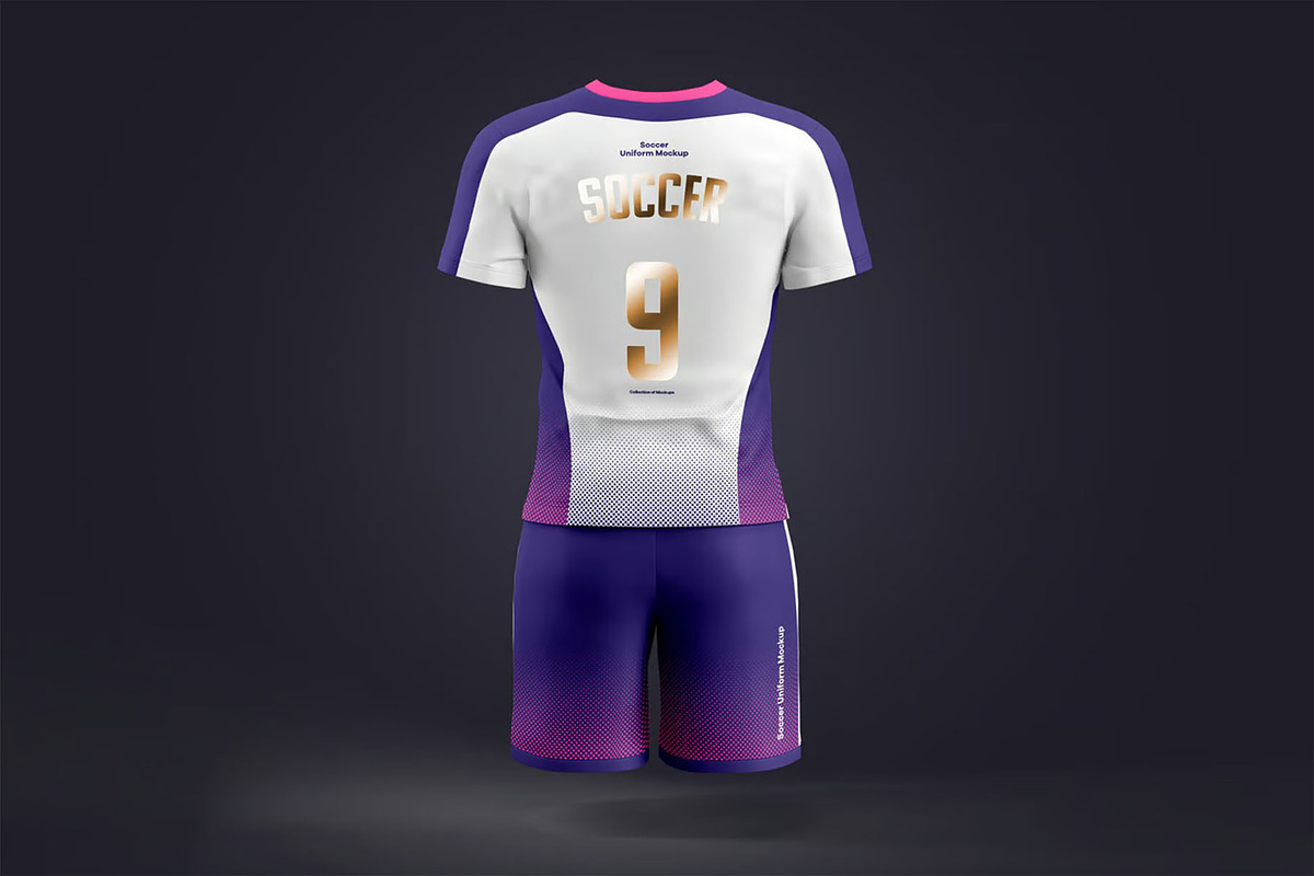 Soccer Uniform Mock-up, an Apparel Mockup by zippypixelstudio (Photo 11 of 11)