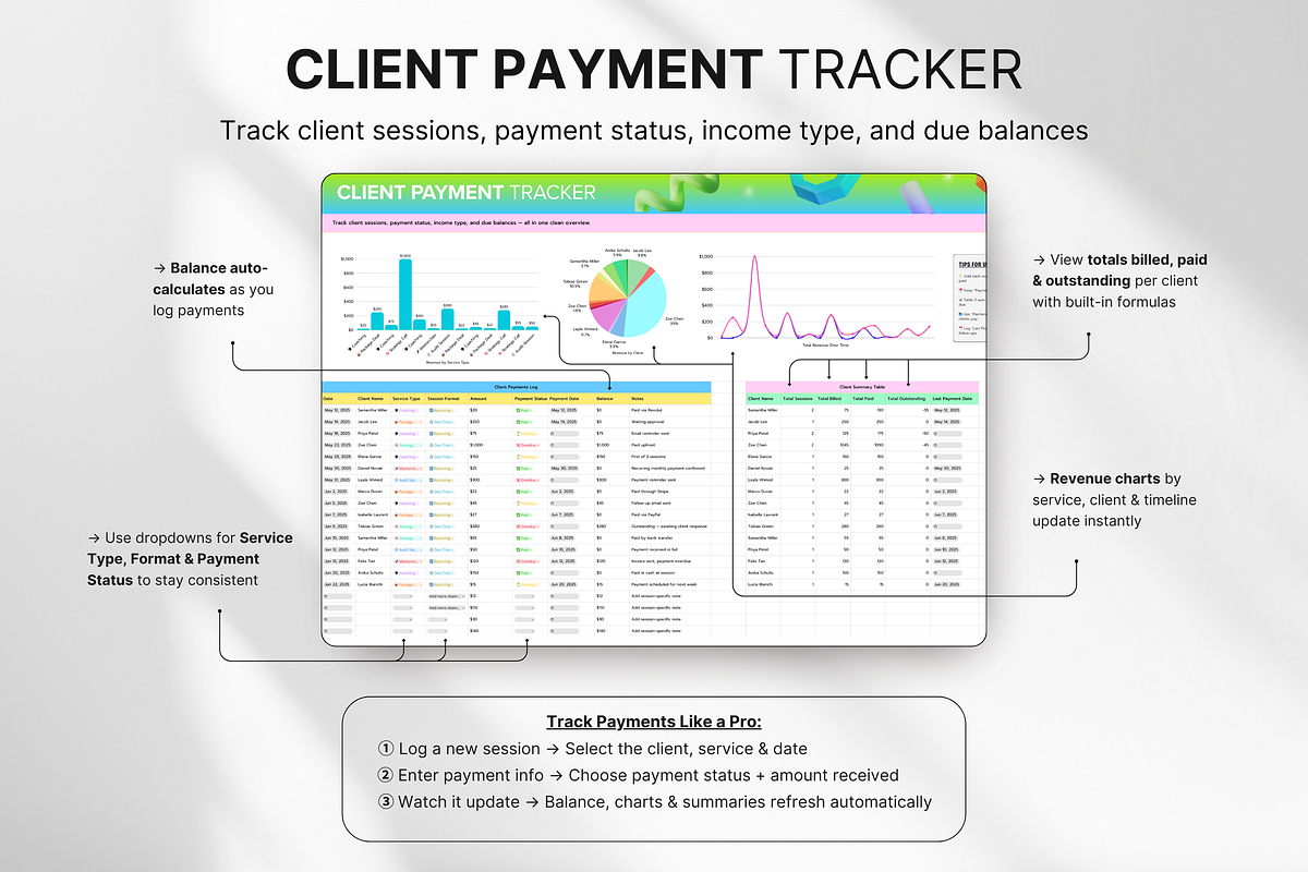 Small Business Finance Tracker Canva, a Design Template by DigiPax (Photo 7 of 10)