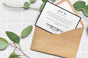 Floral Funeral Thank you card, a Card Template by SmmrDesign (Thumbnail 3 of 4)