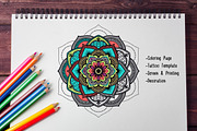 120 Detail Mandala Collection, a Decorative Illustration by Raftel (Thumbnail 5 of 8)