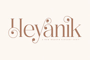 Heyanik New Modern Elegant Serif, a Serif Font by Storytype Studio (Thumbnail 1 of 15)