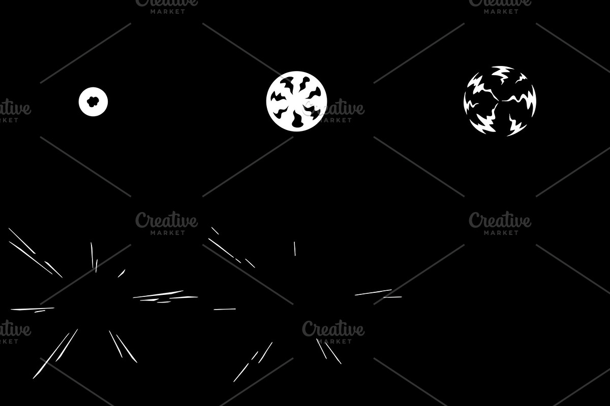 Sprite Sheets Explosion. Ready for, an Illustration by YashkovskiyMD