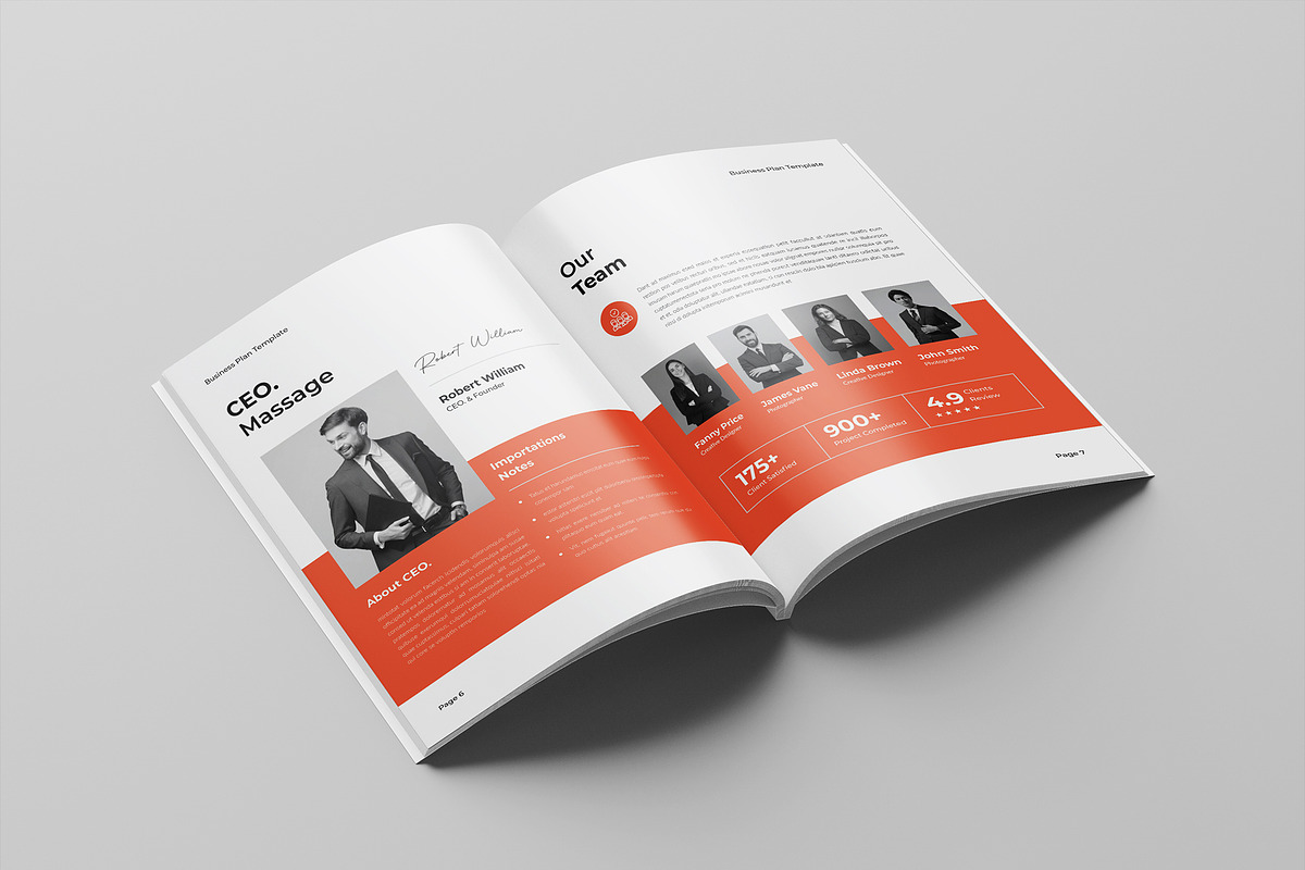 Business Proposal Brochure Template, a Brochure Template by Spark_Creative (Photo 4 of 15)