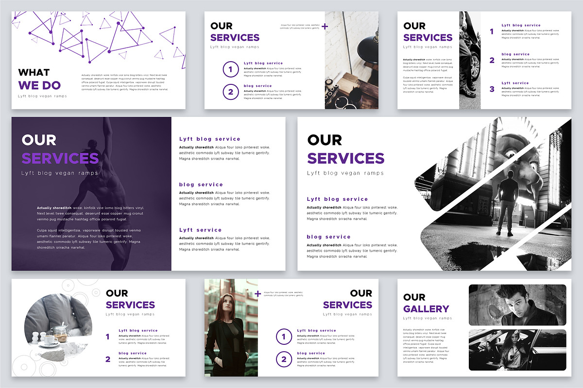 Phantom Modern PowerPoint Template, a Presentation Template by Reshapely (Photo 8 of 15)