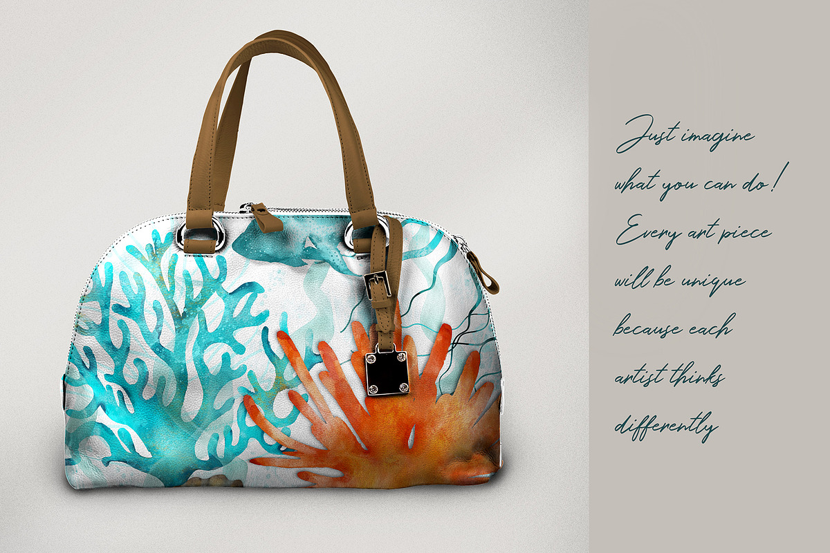 Underwater Sea World Watercolour, a Brushes & More by DeloresArt (Photo 12 of 13)