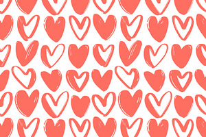 Hearts Seamless Patterns