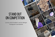 Hair salon instagram template, a Social Media Template by Design Pro Templates (Thumbnail 3 of 5)