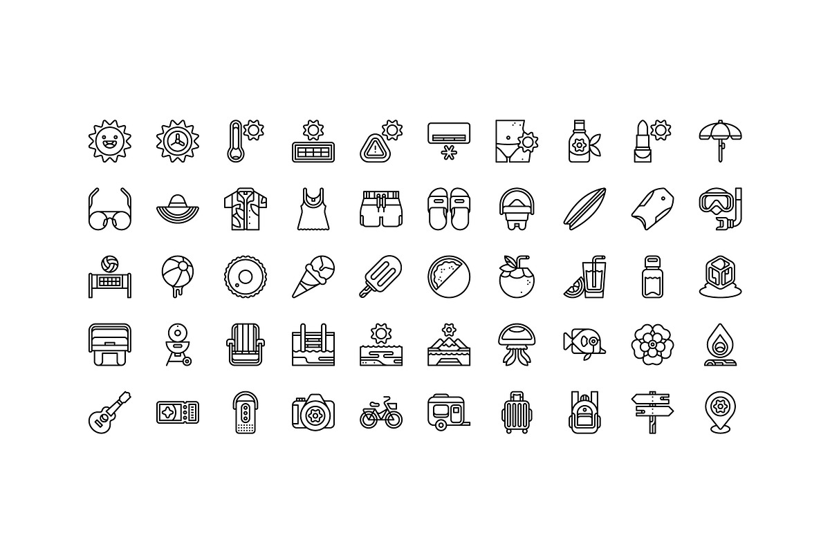 50 Summer Icons, an Icon by Side Project (Photo 4 of 9)