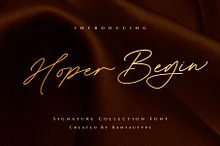 Hoper Begin Handwritten Font