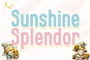 Sunshine Splendor - Handwritten, a Handwritten Font by Charmingbear59.design (Thumbnail 1 of 5)