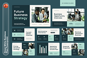Green White Business Plan Powerpoint, a Presentation Template by Sixtemp (Thumbnail 1 of 3)