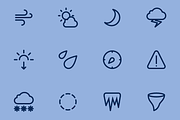 Wthr Icons, an Outline Icon by Timothy Miller (Thumbnail 2 of 3)