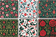 Red Green Christmas Patterns, a Pattern Graphic by DreamCafeArt (Thumbnail 3 of 6)