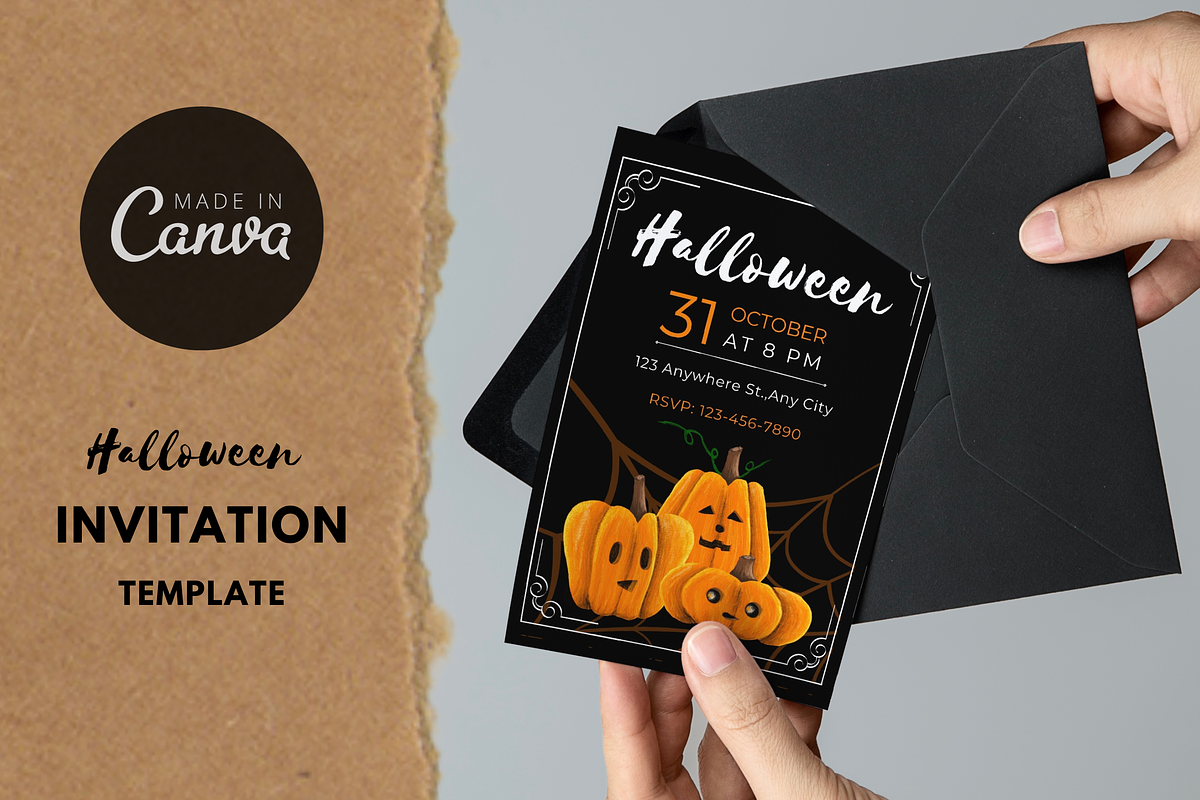 Halloween Party invitation, an Invitation Template by Thursdaypaper (Photo 3 of 6)