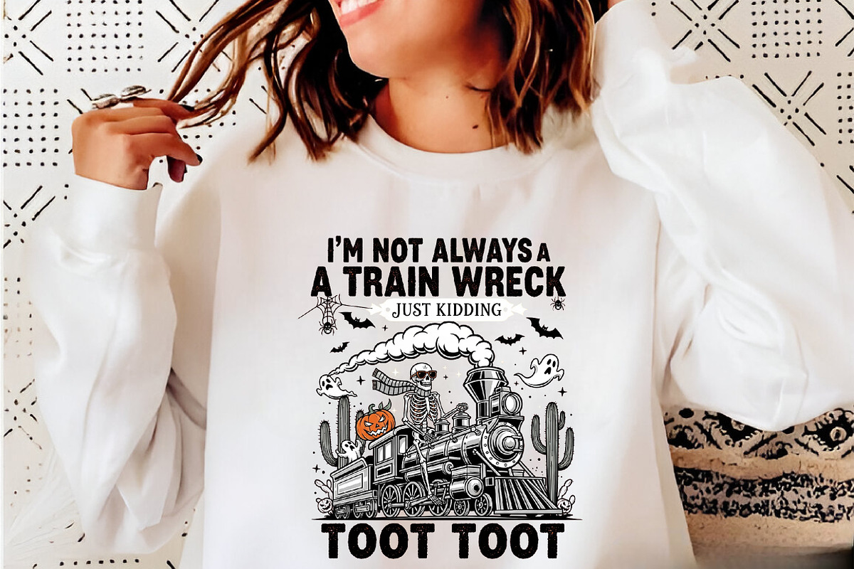 Halloween I'm Not Always A Trainwrec, an Illustration by Rose Art (Photo 2 of 5)