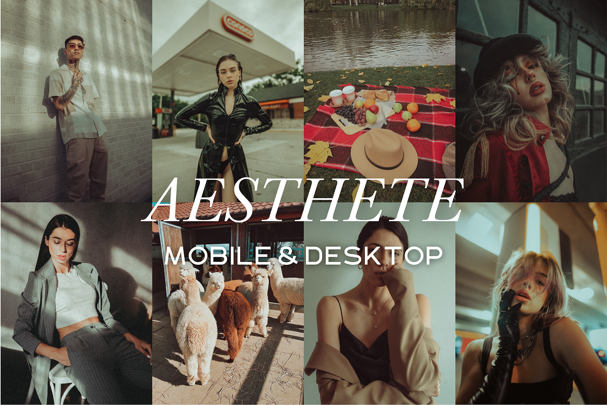 10 Aesthete Lightroom Presets, a Preset Add-On by LWPRESETS (Photo 1 of 9)