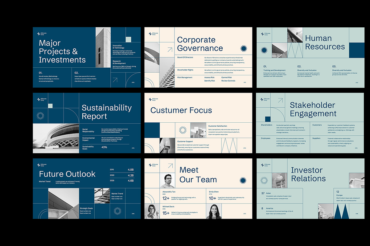 Navy Annual Report PowerPoint, a Presentation Template by Neermana (Photo 3 of 4)