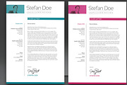 5 color Resume  & Cover, a Resume Template by sz81 (Thumbnail 5 of 5)