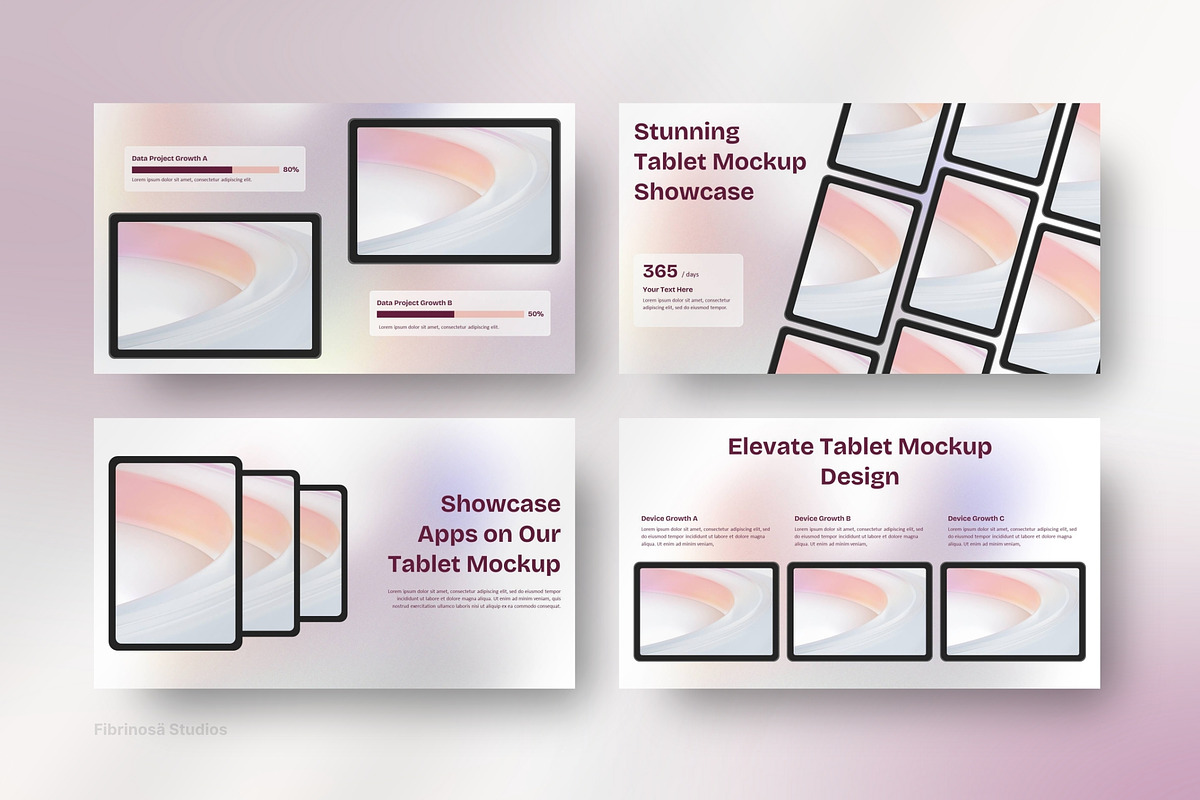 Tablet Mockup, a Presentation Template by FIBRINOSÄ (Photo 3 of 6)