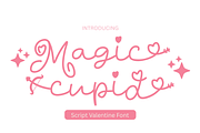 Magic Cupid is a Script font, a Script Font by Brown Cupple (Thumbnail 1 of 9)