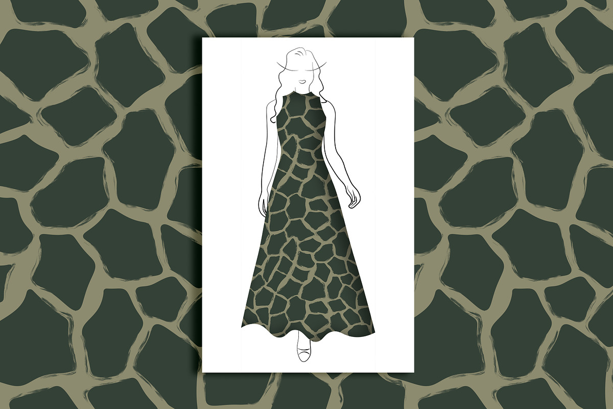 Wild Animal Print Set Modern Vintage, a Pattern Graphic by Oksana Dovhopol Art (Photo 13 of 19)