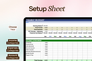 Budget Spreadsheet – Google Sheets, a Templates & Theme by vitalinagerman (Thumbnail 3 of 10)