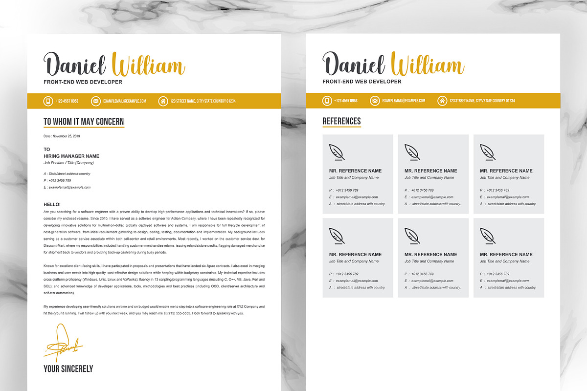 JOB WINNING RESUME - 50 TEMPLATES, a Resume Template by ResumeInventor (Photo 64 of 184)