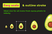 Fruits and Vegetables Icons, an Icon by Amazing Custom Icons (Thumbnail 6 of 6)