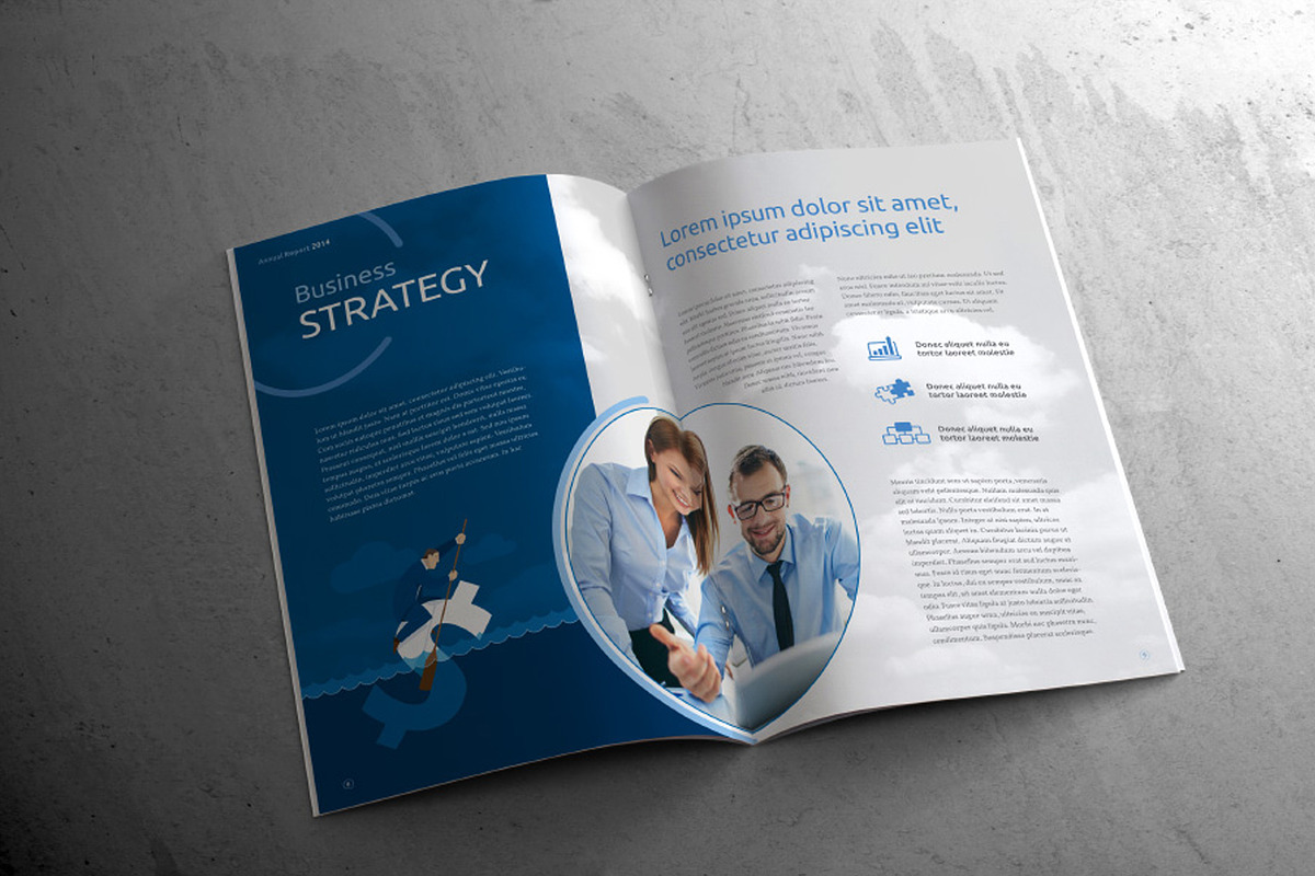 A4 Business Annual Report, a Brochure Template by INTERARTIVITY (Photo 6 of 11)