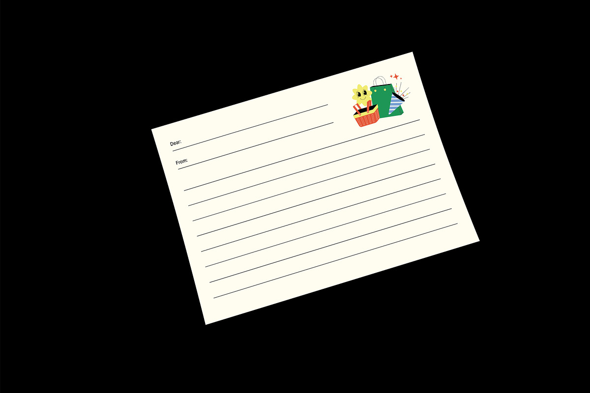 Playful New Year Greeting Card, a Card Template by Neermana (Photo 4 of 4)